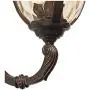 Bellagio Outdoor Wall Light Fixture Bronze 21'' Hammered Glass Sconce for House Deck Patio - John Timberland