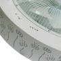 TFCFL Modern Circular Ceiling Fans with Lights, 3 Color 3 Speed LED Flush Mount Ceiling Light with Remote Control, Acrylic Dimmable Lamp for Living Room Dining Room, 22 Inch (Lantern Flower Fan Light)