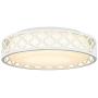 VICNIE Flush Mount LED Ceiling Light Fixture, 14inch 20W 1400 Lumens Ceiling Lamp, Dimmable 3000K Warm White, White Finish, ETL Listed for Kitchen, Hallway, Bedroom, Laundry