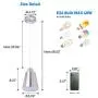 Modern Mini Hanging Pendant Light Brushed Nickel Kitchen Island Light Adjustable 1-Light Lighting Fixture Slope Ceiling Available 5.9 Metal Shade for Dining Room,Hallway,Bar,Christmas Gift,1 Pack