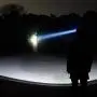 Headlamp,Headlight,Hard Hat Light 20000 Lumens IMPROVED Cree Led Ultra Bright Rechargeable Waterproof Flashlight Head Light for Camping,Outdoors(Charging equipment and Battery) Included (Silver)