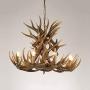 Chandelier, XINDAR Resin Antler Candle Chandeliers Rustic Deer Horn Pendant Light 9 Lights 9 Head Farmhouse Vintage Hanging Ceiling Lamp Large