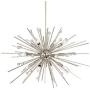Janae Polished Nickel Sputnik Pendant Chandelier 29 1/2'' Wide Modern 12-Light Fixture for Dining Room House Foyer Kitchen Island Entryway Bedroom Living Room - Possini Euro Design