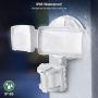 LED Security Lights, 28W 3000LM Motion Sensor Light Outdoor, GLORIOUS-LITE Super Bright 2 Head Outdoor Flood Light, 5500K, IP65 Waterproof, ETL Certified for Garage, Yard, Porch (NO Solar Power)