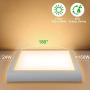 Unicozin 24W Led Ceiling Light 2700K Warm White, 2000LM, 150W Equivalent, 11.8in Square Ceiling Lamp for Kitchen, Bedroom, Living Room, Hallway, Non Dimmable