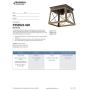 Progress Lighting P350022-020 Briarwood Collection Farmhouse Flush Mount Ceiling Light, One, Antique Bronze