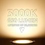 TORCHSTAR Basic Series 10W 4 Inch Low Profile Ultra-Thin Recessed Ceiling Light with Junction Box, 3000K Warm White Dimmable Can-Killer Downlight, 650lm 80W Eqv. ETL and Energy Star, Pack of 6