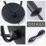 VILUXY Industrial Wall sconces Retro Bedside Wall Sconce Plug-in Cord with Switch Lighting Fixture Black Wall Lamp for Bedroom, Hallway, Entryway, Passway, Dining Room 2 Pack