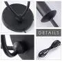 VILUXY Industrial Wall sconces Retro Bedside Wall Sconce Plug-in Cord with Switch Lighting Fixture Black Wall Lamp for Bedroom, Hallway, Entryway, Passway, Dining Room 2 Pack