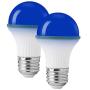 Blue Light Bulbs, KINUR 3W(25W 40W Equivalent) A15 e26 Base Blue LED Bulb, Porch, Outdoor, Home Lighting, Holiday Lighting, Decorative Illumination Light Bulb 2 Pack