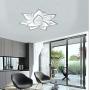 Mscoreray Living Room Dimmable Ceiling Light Led Lotus Flush Mount Ceiling Lights with Remote Control,10 Petals,3 Colors,1800Lm,140W