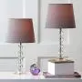 Safavieh Lighting Collection Nola Stacked Crystal Ball 16-inch Table Lamp (Set of 2)