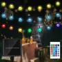 Globe Solar String Lights, Colorful 50 LED Outdoor Bulb String Lights with Remote Control ,Waterproof Timer Solar Patio Lights for Patio, Garden, Gazebo, Yard, Outdoors (16colors) Globe Solar String Lights, Colorful 50 LED Outdoor Bulb String Lights with Remote Control ,Waterproof Timer Solar Patio Lights for Patio, Garden, Gazebo, Yard, Outdoors (16colors)