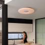 OFFDARKS Smart Ceiling Light Flush Mount Ceiling Light Fixture Support WiFi/Alexa/Google Home 12inch 36W(3000LM) with Bluetooth Speaker Music for Living Room Bedroom Remote APP Control