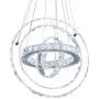 TongLan Modern LED Chandelier Lighting 3 Rings Stainless Steel Crystal Pendant Light Fixtures Dining Room Living Room Contemporary Chandeliers TongLan Modern LED Chandelier Lighting 3 Rings Stainless Steel Crystal Pendant Light Fixtures Dining Room Living Room Contemporary Chandeliers