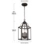 TULUCE 3 Light Chandelier Oil Rubbed Bronze Pendant Light Semi Flush Mount Light Ceiling for Farmhouse Kitchen Dining Room Living Room Foyer