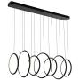 Modern Chandelier Circular LED Simple Pendant Ceiling Lighting for Dining Table