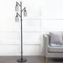 JONATHAN Y JYL8012A Lewis Style 71'' Multi-Light LED Floor Lamp, Tiffany, Traditional for Bedroom, Living Room, Bronze