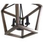 Neady 4-Light Hanging Pendant Light Adjustable Height Chandelier Rustic Metal Pendant Light for Bedroom Kitchen Island Livingroom Farmhouse Foyer