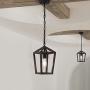 Farmhouse Lantern Pendant Light , 1-Light Retro Wood Chandelier for Kitchen Island and Dining Room. (Wood, 1-Light)