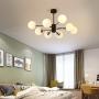 NEWSEE Sputnik Chandelier Modern 8-Light Glass Gold Globes Classic Mid Century Pendant Lighting Fixture Living Dining Room NEWSEE Sputnik Chandelier Modern 8-Light Glass Gold Globes Classic Mid Century Pendant Lighting Fixture Living Dining Room