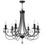 Lucidce Crystal Chandelier Lighting Modern Dining Room Lighting Fixtures Hanging Black 6 Lights Candle Island Pendant Lighting for Bed Room Living Room Lucidce Crystal Chandelier Lighting Modern Dining Room Lighting Fixtures Hanging Black 6 Lights Candle Island Pendant Lighting for Bed Room Living Room