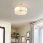 Tangkula Industrial Ceiling Light Fixture, Fabric Drum-Shaped Shade, Semi Flush Mount Ceiling Light w/ Metal Hanging Kit, 6-Light Close to Ceiling Light for Dining Room, Bedroom, Cafe, Bar, Entryway Tangkula Industrial Ceiling Light Fixture, Fabric Drum-Shaped Shade, Semi Flush Mount Ceiling Light w/ Metal Hanging Kit, 6-Light Close to Ceiling Light for Dining Room, Bedroom, Cafe, Bar, Entryway