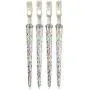 NOMA LED Quick-Clip Cascading Shooting Star Icicle Christmas Lights | Built-in Clip-On Icicle Lights | 10 Multi-Color Bulbs | 12.6 Ft. White Wire Strand 