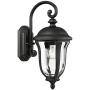 Park Sienna Traditional Outdoor Wall Light Fixture Black 16 3/4'' Clear Glass Downbridge for Exterior House Porch Patio Deck - John Timberland