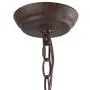 LOG BARN Large Farmhouse Chandelier Handmade Wood 4 Lights Fixtures Hanging for Dining, Bedrooms, Living Rooms and Hallway