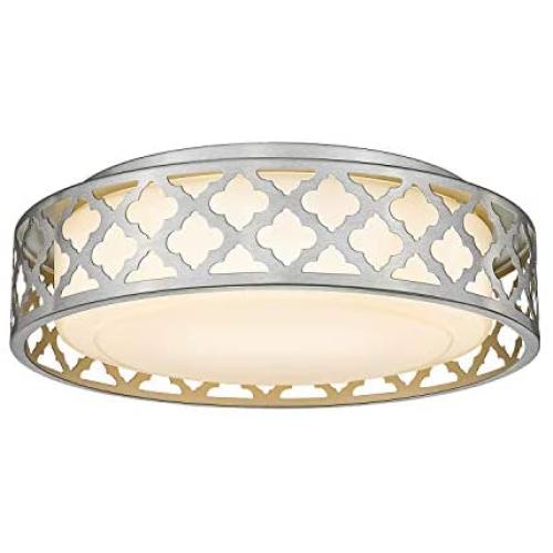 VICNIE Flush Mount Ceiling Light, 15W 1100 Lumens LED Flush Mount Lighting Fixture, Dimmable 3000K Warm White, Brushed Nickel Finish, ETL Listed for Kitchen, Hallway, Bedroom, Laundry VICNIE Flush Mount Ceiling Light, 15W 1100 Lumens LED Flush Mount Lighting Fixture, Dimmable 3000K Warm White, Brushed Nickel Finish, ETL Listed for Kitchen, Hallway, Bedroom, Laundry