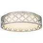 VICNIE Flush Mount Ceiling Light, 15W 1100 Lumens LED Flush Mount Lighting Fixture, Dimmable 3000K Warm White, Brushed Nickel Finish, ETL Listed for Kitchen, Hallway, Bedroom, Laundry