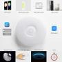 OFFDARKS Smart Ceiling Light Flush Mount Ceiling Light Fixture Support WiFi/Alexa/Google Home 12inch 36W(3000LM) with Bluetooth Speaker Music for Living Room Bedroom Remote APP Control