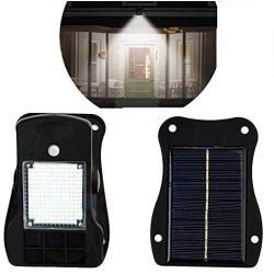 Solar Motion Sensor Light Outdoor 40 LED Wireless Security IP65 Waterproof Solar Motion Sensor Light Solar Clip Light (2 Pack)