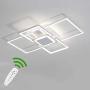 LED Ceiling Lamps Living Room Modern Half Flush Mount Ceiling Hanging Lamp Fixture Metal Acrylic Dimming Ceiling Lamp Minimalist Square Bedroom Ceiling Light with Remote Ceiling Lighting (White-72W) LED Ceiling Lamps Living Room Modern Half Flush Mount Ceiling Hanging Lamp Fixture Metal Acrylic Dimming Ceiling Lamp Minimalist Square Bedroom Ceiling Light with Remote Ceiling Lighting (White-72W)