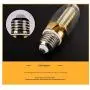 FYJK LED Energy-Saving Light Bulbs E14/E27 9W Warm Light, White Light for Dining Room Living Room Bedroom Chandelier 3 Pack,White Light,9W E14
