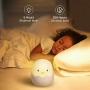 Baby Night Light for Kids, Chick Silicone Lamp Touch Sensor Light for Children Birthday Present Brightness Adjustable Toddler Night Lamp for Boys Girls Beside Desk Bedroom