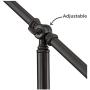 Dawson Modern Pharmacy Floor Lamp Dark Bronze Adjustable Boom Arm and Head for Living Room Reading Bedroom Office - 360 Lighting