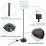 LED Floor Lamp Simple Design, Modern Floor Lamp with Shade, Floor Lamps for Living Room Bedroom Office Dining Room Kitchen, White Standing Floor Lamp (Without Bulb)