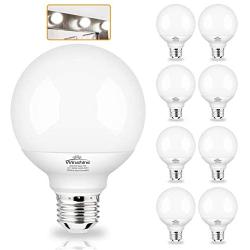 G25 Globe Light Bulbs, 8 Pack LED Vanity Light 5000K Daylight for Bathroom Vanity Makeup Mirror,Winshine LED Bedroom Lights E26 Medium Screw Base 5W 60W Equivalent,500LM, Non-dimmable