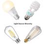 Amabao Lighting, Black Finish Metal Industrial Plug in Ceiling Pendant Light with On / Off Switch, Bulb Not Included (2-Pack)