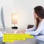 Brightech Grace LED USB Bedside Table & Desk Lamp – Modern Lamp with Soft, Ambient Light, Unique Lampshade & Functional USB Port – Perfect for Table in Bedroom, Living Room, or Office - Black Brightech Grace LED USB Bedside Table & Desk Lamp – Modern Lamp with Soft, Ambient Light, Unique Lampshade & Functional USB Port – Perfect for Table in Bedroom, Living Room, or Office - Black