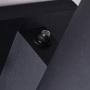 mirrea Modern Outdoor Porch Light Patio Light in 2 Lights Dusk to Dawn Photocell Sensor with Matte Black Aluminum Cylinder and Tempered Glass Cover Waterproof Wall Sconce 2 Pack