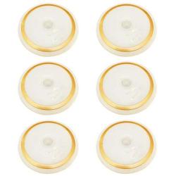 3'' Motion Sensor LED Night Light for Bedroom Closet Basement Hallways | Rechargeable Light for Backlight Stairs Garage Cabinets Drawers Cupboards (White) (6 Pack)