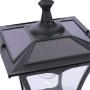 Sterno Home GL42309 Upgraded Version Outdoor Solar LED Street, for Patio, Post Light, Garden, 76” High, 1-Pack, Black, 2nd Gen