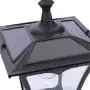 Sterno Home GL42309 Upgraded Version Outdoor Solar LED Street, for Patio, Post Light, Garden, 76” High, 1-Pack, Black, 2nd Gen