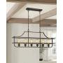 Zeyu 6-Light Kitchen Island Lighting, Dining Room Pendant Light Fixture in Oil Rubbed Bronze Finish, 9808-6LP ORB