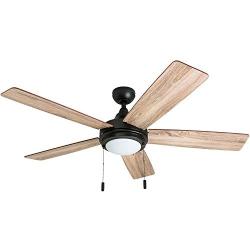 Honeywell Ceiling Fans 50607-01 Ventnor Ceiling Fan, 52'', Bronze