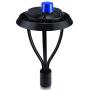 Led Post Top Pole Lights 80W with photocell (450W Equivalent) LED Circular Area Light 11,200Lm 5000K Daylight Garden Pole Lights Outdoor Lamp Top Pathway Pole Light Fixture for School Street Yard