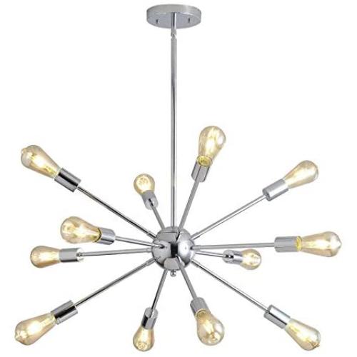 Modern Creative Sputnik Chandelier, American Style Mid Century Pendant Lighting Industrial Vintage Ceiling Light Fixture for Living Room/Bedroom/Dining Room Modern Creative Sputnik Chandelier, American Style Mid Century Pendant Lighting Industrial Vintage Ceiling Light Fixture for Living Room/Bedroom/Dining Room